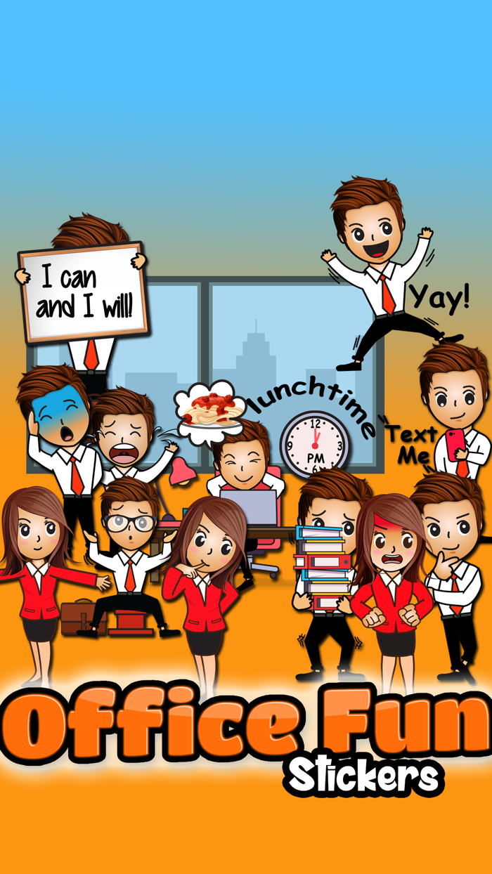 Office Fun Sticker