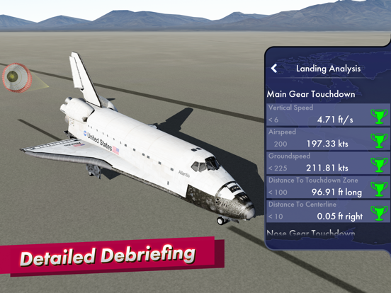 F-Sim|Space Shuttle 2 iPad app afbeelding 10
