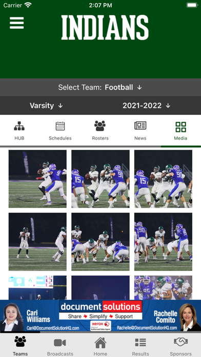 Waxahachie Indians Athletics Screenshot