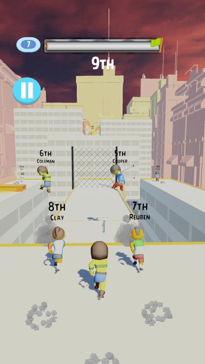 Rooftop Freestyle Parkour Race