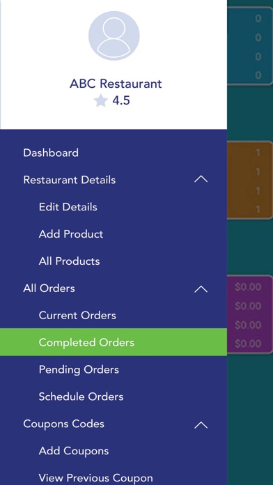curbsidemall Restaurants Screenshot