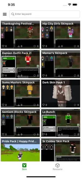 Game screenshot Skin Packs for Minecraft PE mod apk