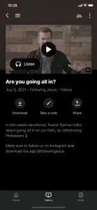 Following Jesus screenshot #3 for iPhone