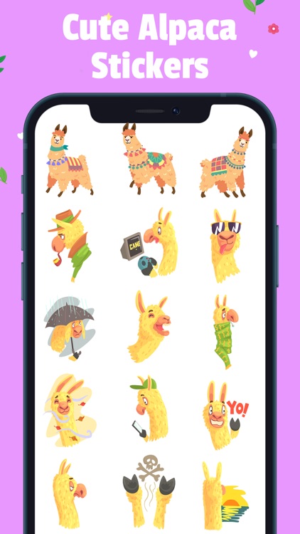 Cute Alpaca Stickers!