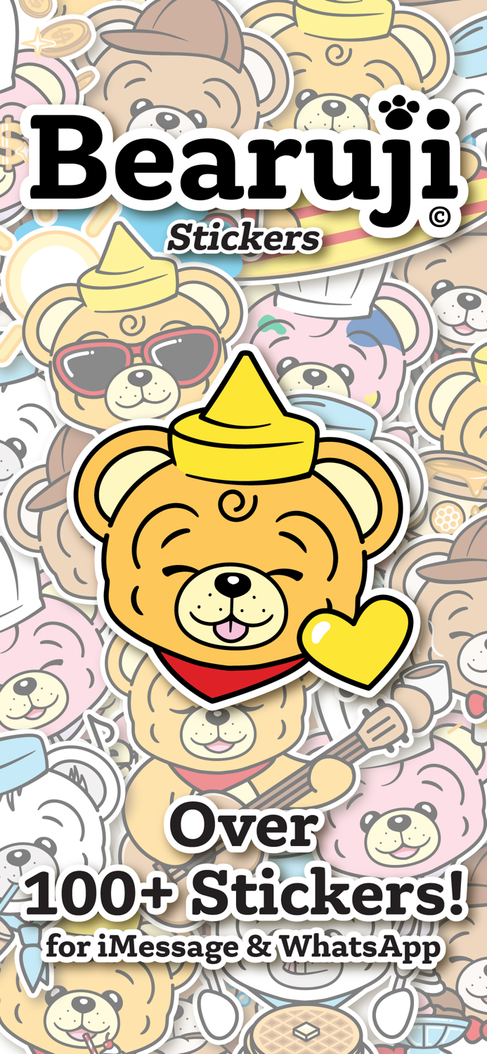 Bearuji Stickers