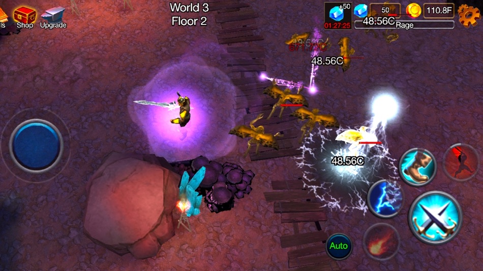 #2. Dungeon Clash - 3D Idle RPG (iOS) By: Solaris Mobile Tecnologia LTDA