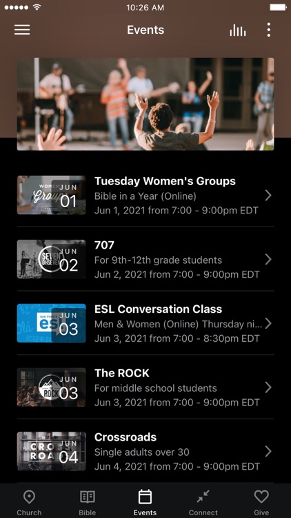 Oak Pointe Church App