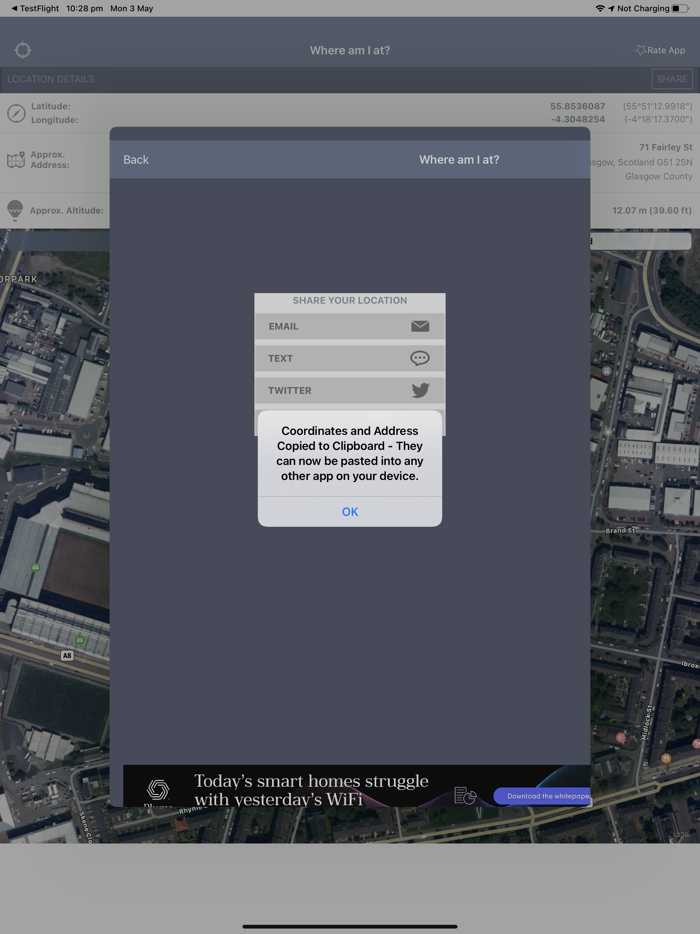 Where Am I At - GPS Maps App