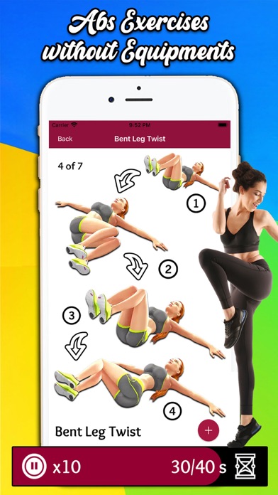 Abs Workout For Girls Screenshot