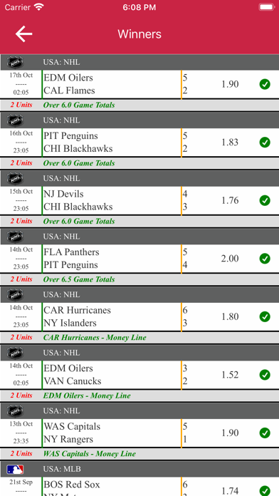 Screenshot #3 pour Betting Tips for All US Sports