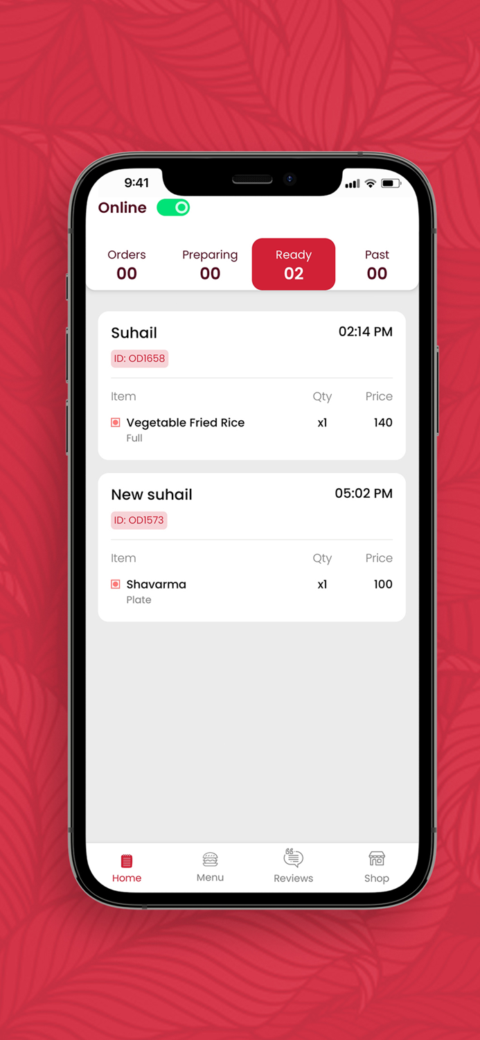 Foodmine Vendor App