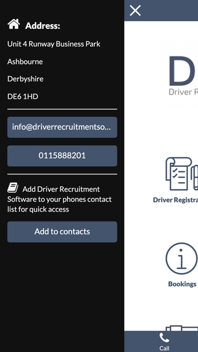 Driver Recruitment Software Screenshot
