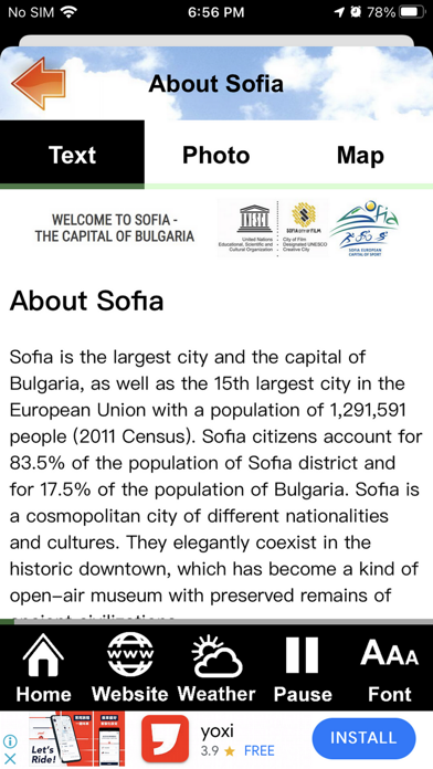 Visit Sofia screenshot 2