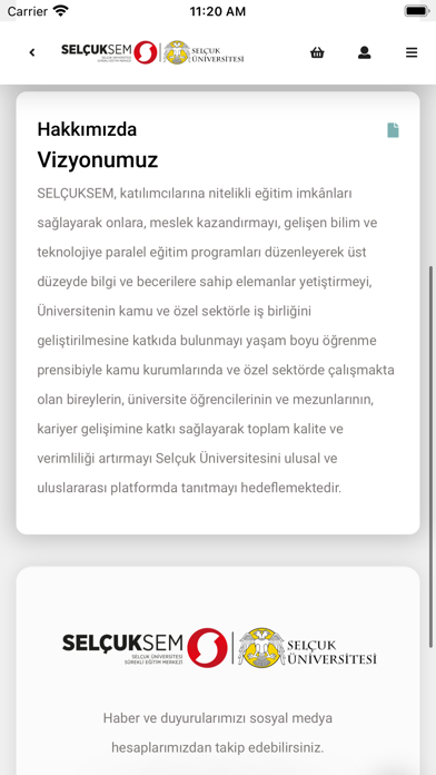 SELÇUKSEM UZAKTAN EĞİTİM Screenshot