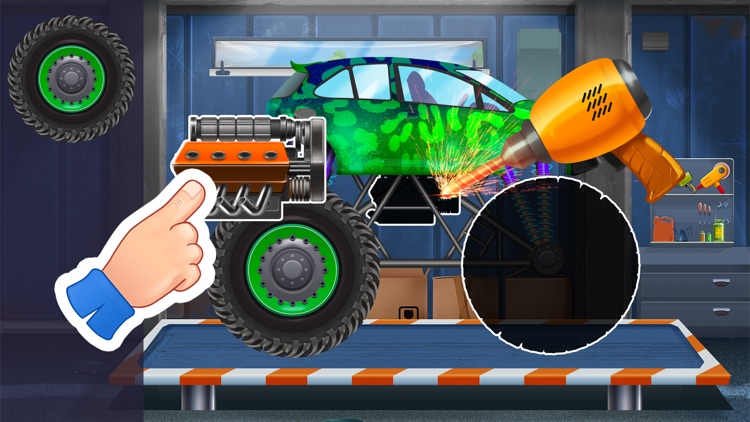 Monster Truck Racing Kids Game screenshot-4