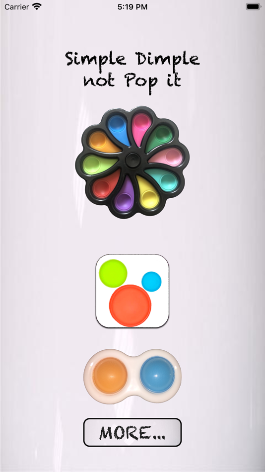 #1. Simple Dimple (iOS) 来自: Ewgeniy Isurov