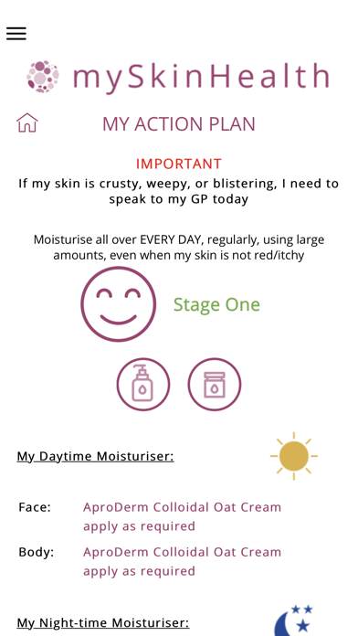 mySkinHealth - Eczema Screenshot