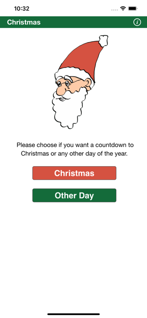 How many days until Christmas? Screenshot