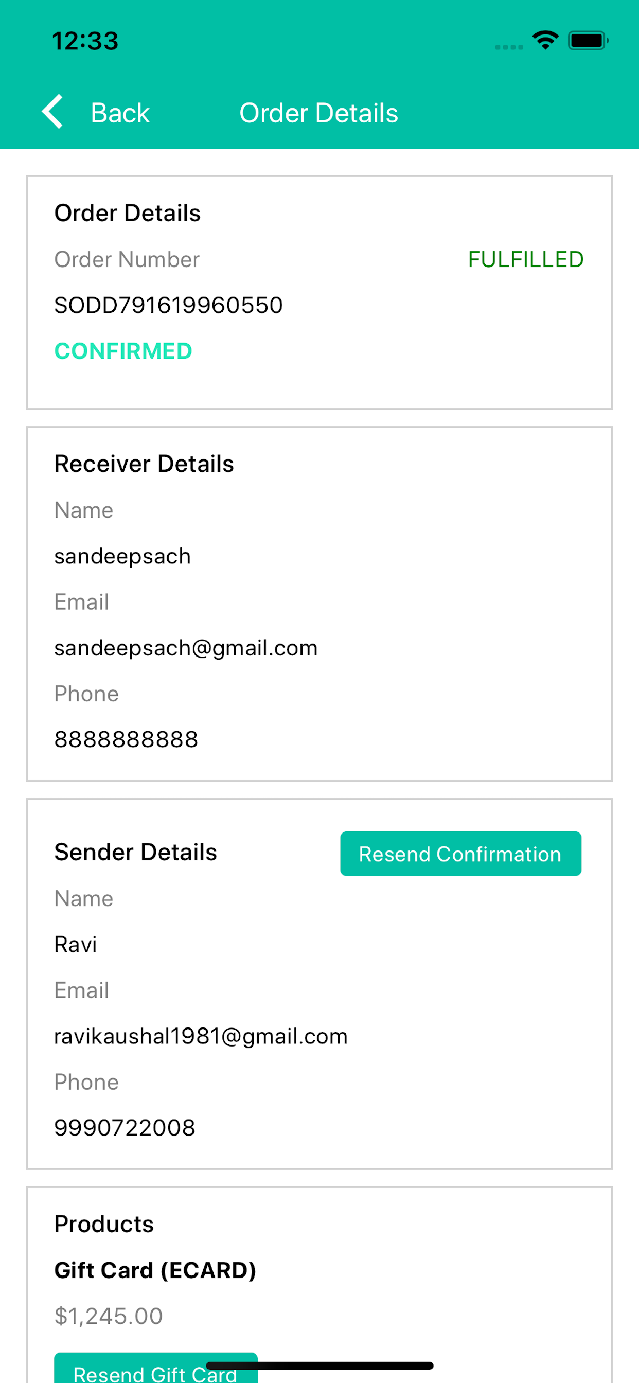 Giftcard & Voucher
