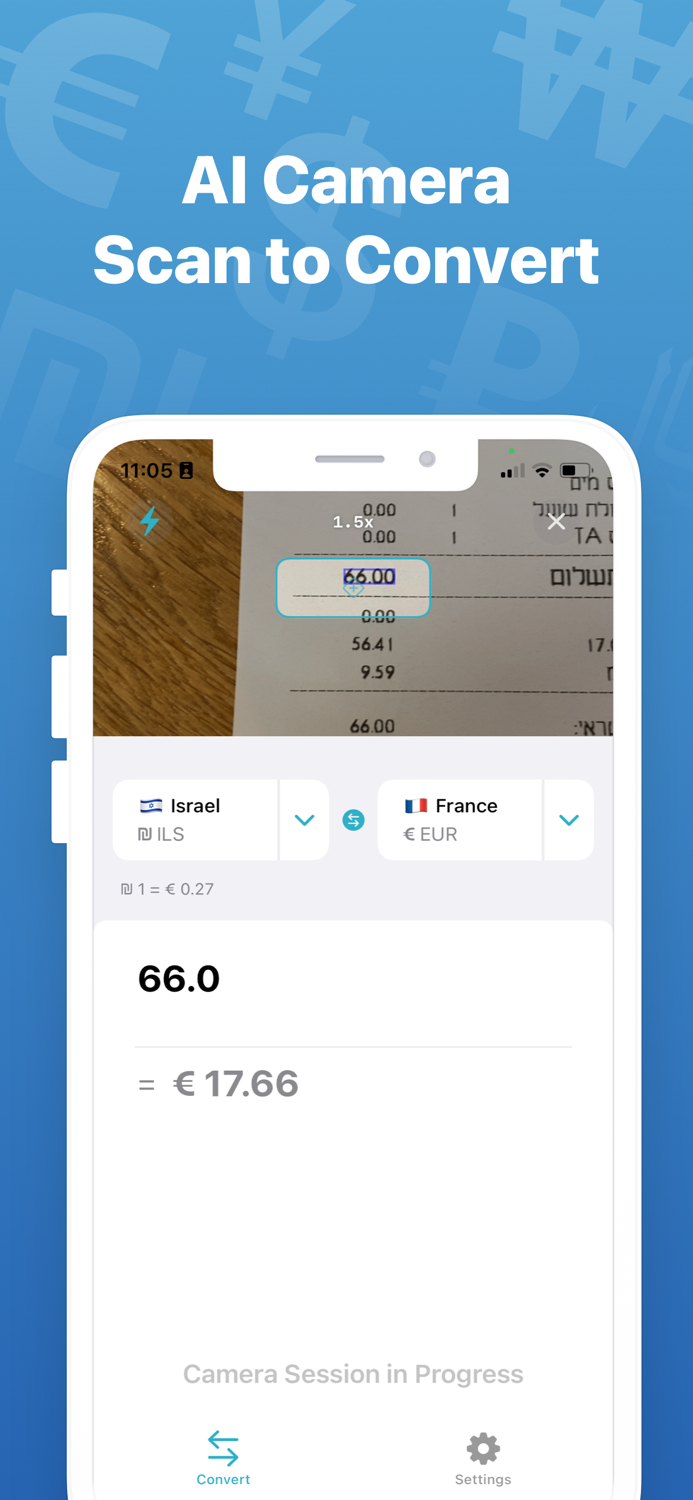 Currency Converter Camera Scan