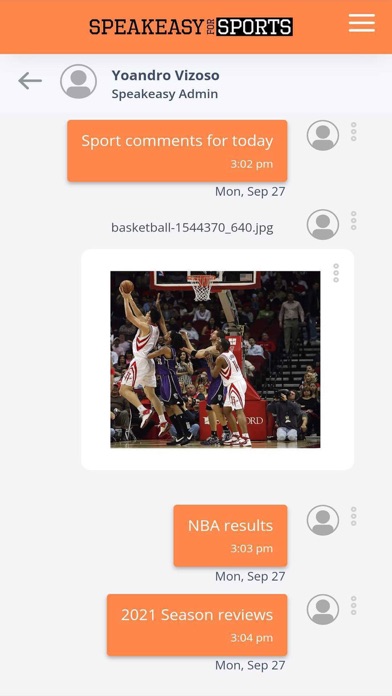 SpeakeasyForSports Screenshot