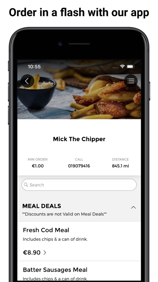 #1. Mick The Chipper (iOS) Podle: Flipdish
