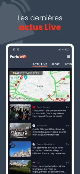 Game screenshot Paris Live : Actu & Sport hack