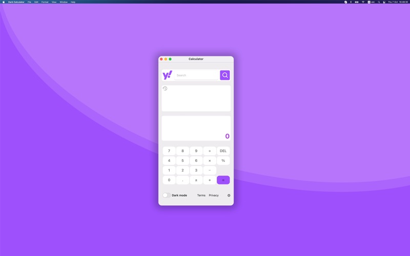 Screenshot #3 pour Dark Calculator