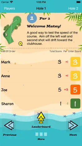 Game screenshot Paradise Family Golf apk