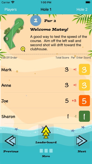 Paradise Family Golf Screenshot