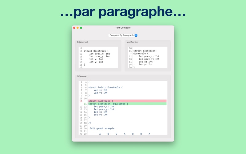 Screenshot #2 pour Text Compare