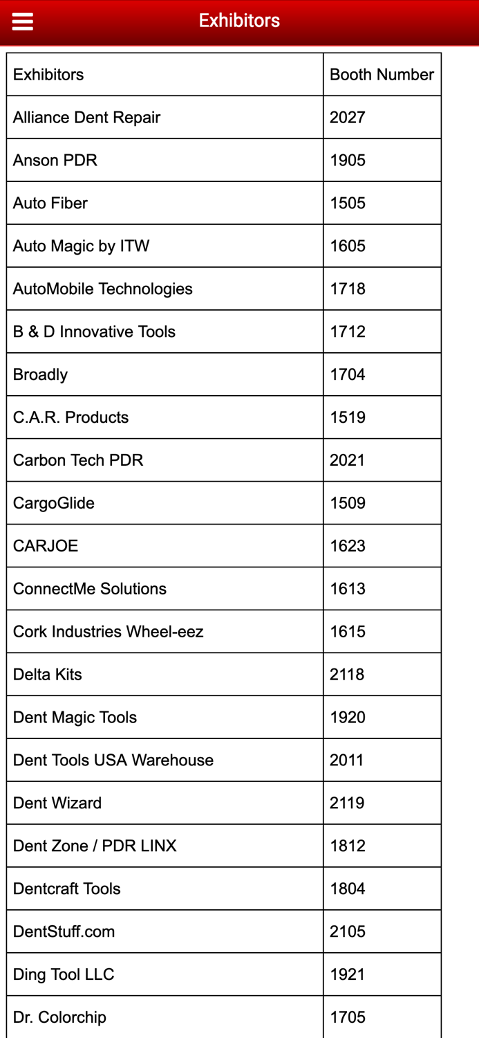 Mobile Tech Expo App