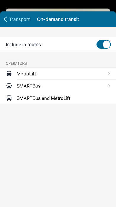 MI Ride Paratransit Screenshot