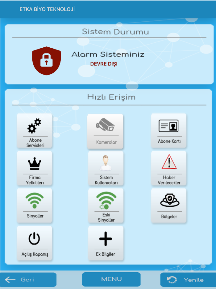 Aycan Alarm Sinyal Takibi