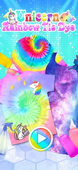 Game screenshot Unicorn Rainbow Galaxy Tie Dye mod apk