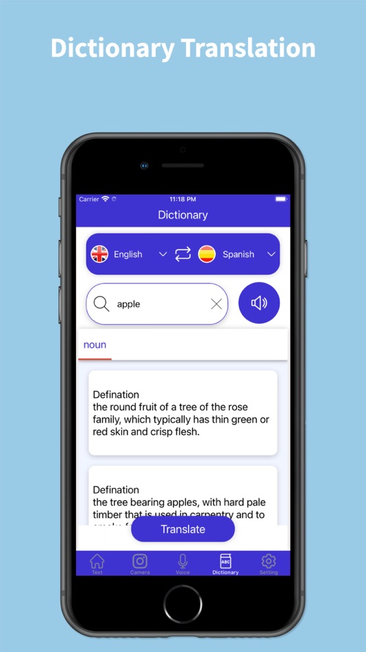 #5. UTranslate App (iOS) 由: Yogesh Rathod