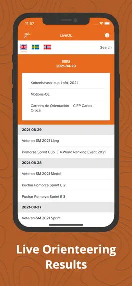 Game screenshot Orienteering Live Results mod apk