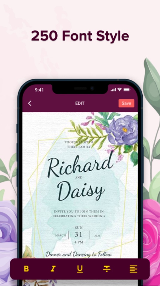 #2. Wedding Card Maker - Editor (iOS) 由: Mediatechindo