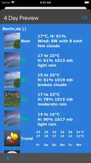 weather planet lite iphone screenshot 3