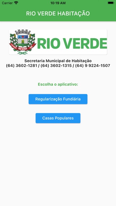Rio Verde Habitação Screenshot