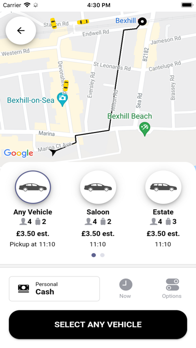 Town Taxis Bexhill-on-Sea Screenshot