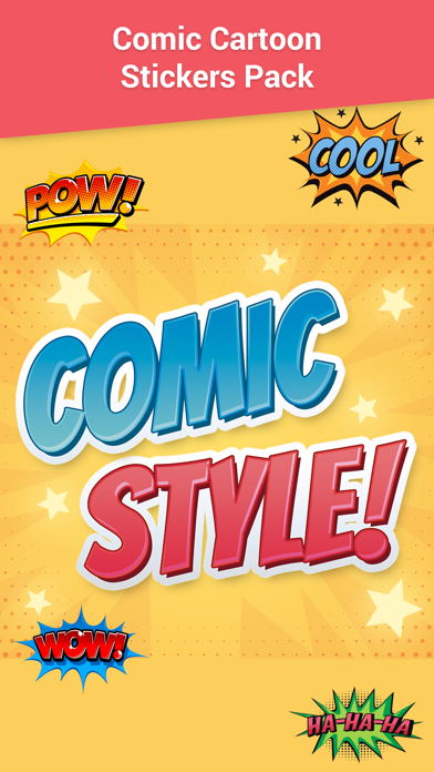 Comic Cartoon Stickers Screenshot