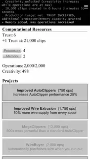 universal paperclips™ iphone screenshot 2