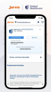 jarvis (unitedhealthcare) iphone screenshot 3