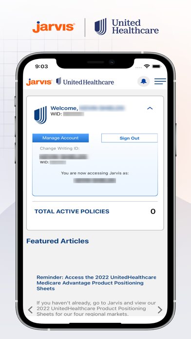 Jarvis (UnitedHealthcare) Screenshot