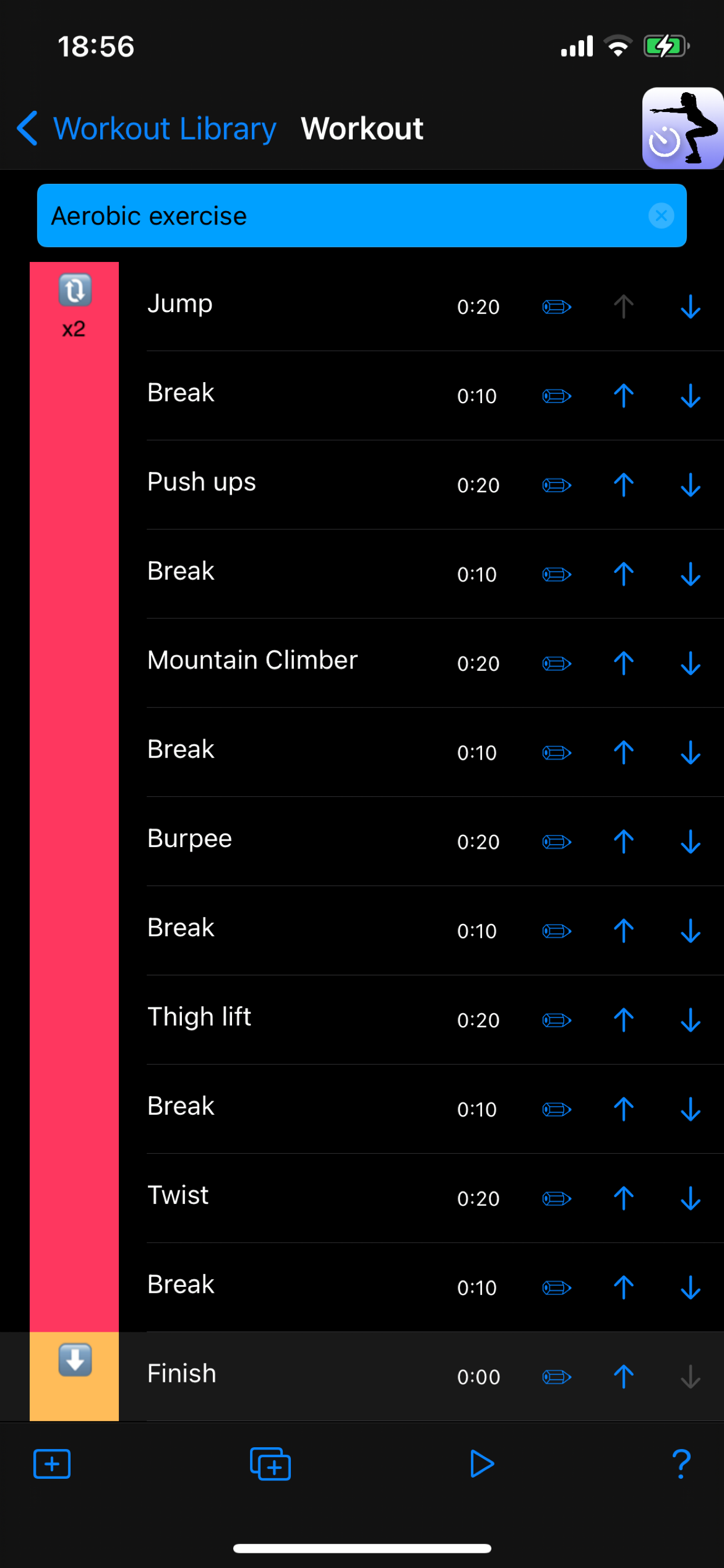Workout Speech Timer