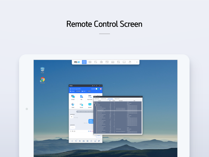 RS10 Viewer for remote control