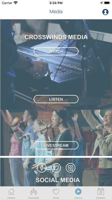 Crosswinds Wesleyan Church Screenshot