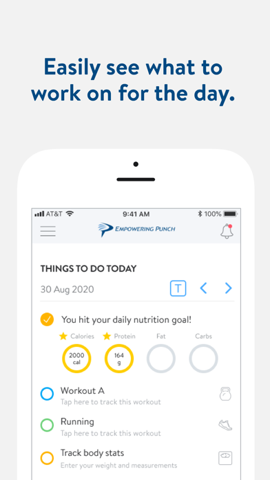 Empowering Punch Fitness Screenshot