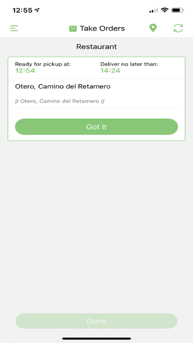 DelivApp Courier Screenshot
